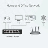 TP-Link-LS105G-5-Port-Gigabit-Desktop-Unmanaged-Switch-LS105G