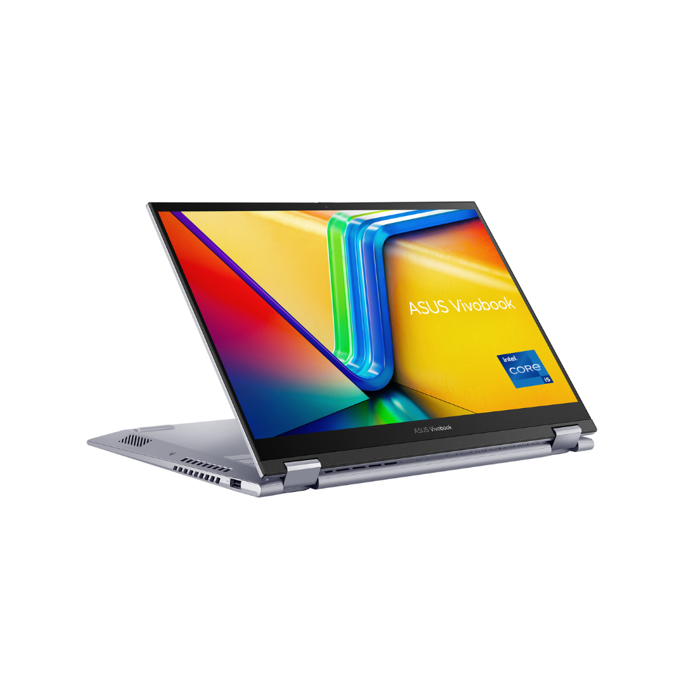 ASUS Vivobook S14 Flip Intel Core i5-13420H Processor, 16 GB RAM, 512 GB SSD, 14" WUXGA Touch Display, Windows 11 Home, English & Arabic Keyboard, 1 Year Warranty | TP3402VA-LZ669W