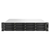 QNAP TS-H1887XU-RP-E-2334-16G 18-Bay 2U Rackmount NAS Box, Intel Xeon E-2334 Processor, 16GB DDR4 RAM, 2x 2.5GbE & 2x 10GbE Ports, USB 3.2 Gen 2, Redundant Power Supply, 1 Year Warranty | TS-H1887XU-RP-E-2334-16G