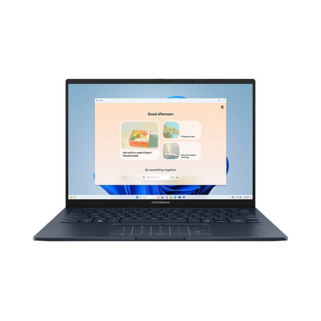 ASUS Zenbook 14 Intel Core Ultra 9 285H Processor, 32 GB RAM, 1TB SSD, 14" 3K Touch OLED Display, 120Hz, Windows 11 Home, English & Arabic Keyboard, Ponder Blue, 1 Year Warranty | UX3405CA-PZ060W