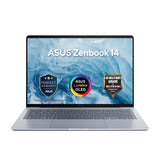 Asus Zenbook 14 UX3480QA Laptop, Snapdragon X X1 26 100 Processor, 16GB RAM, 512GB SSD, 14" WUXGA OLED Display, Windows 11 Home, Backlit English & Arabic Keyboard, 1 Year Warranty | UX3480QA-U1022W