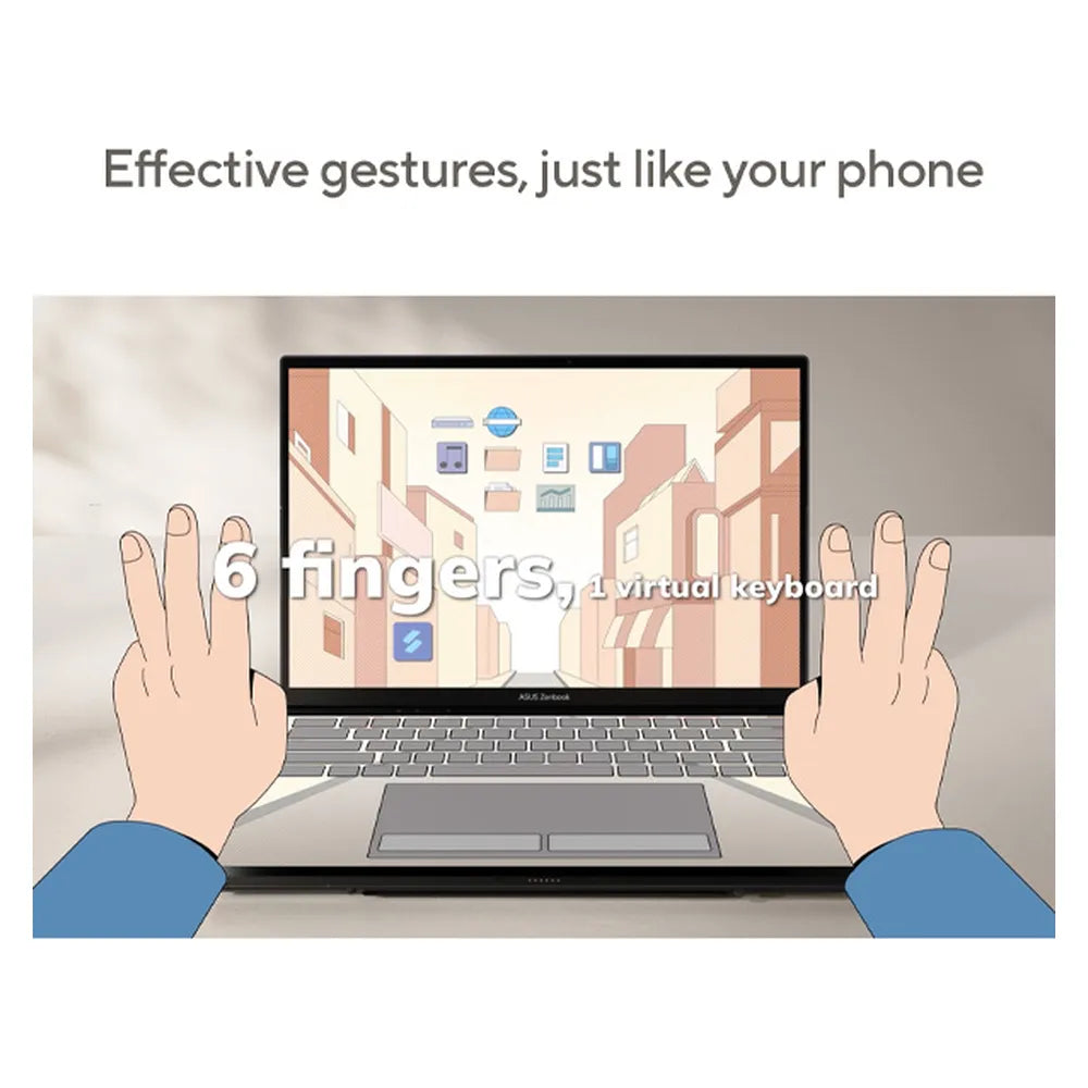 ASUS Zenbook Duo Intel Core Ultra 9 Processor, 32 GB RAM, 2TB PCIE G4 SSD, Intel Arc Graphics, WINDOW 11 HOME, 14", GRAY | UX8406CA-PZ005W