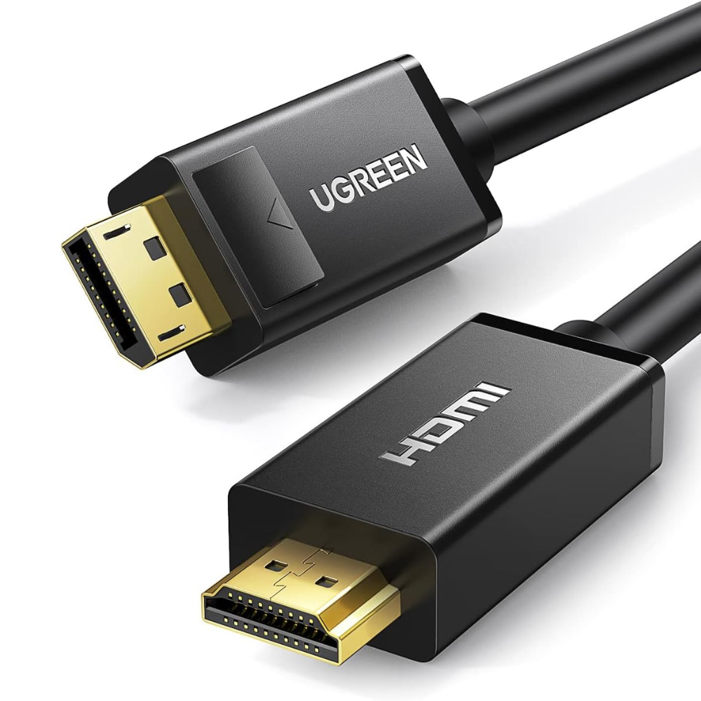 UGREEN 5M DisplayPort to HDMI Cable, 4K UHD, Uni-Directional, Male to Male | 10204