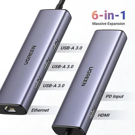 Ugreen-USB-C-to-USB-3.0-6-in-1-Hub-Adapter-15598