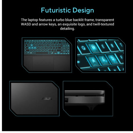 ASUS V16 Intel Core 5 210H Processor, 16 GB RAM, 512B SSD, 6 GB NVIDIA RTX 4050, 16" WUXGA Display, Windows 11 Home, English & Arabic Keyboard, 1 Year Warranty | V3607VU-RP038W