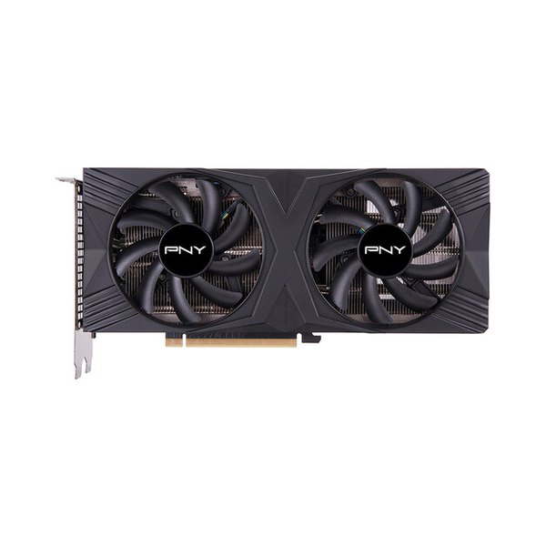 PNY GeForce RTX 4060 Ti VERTO Dual Fan OC Edition Graphics Card, GDDR6 16 GB 128-bit Memory, HDMI 2.1, DP 1.4a Outputs, PCI Express 4.0, 2550 MHz Boost Clock, 288  GB/s Memory Bandwidth, 1 Year Warranty | VCG4060T16DFXPB1-E