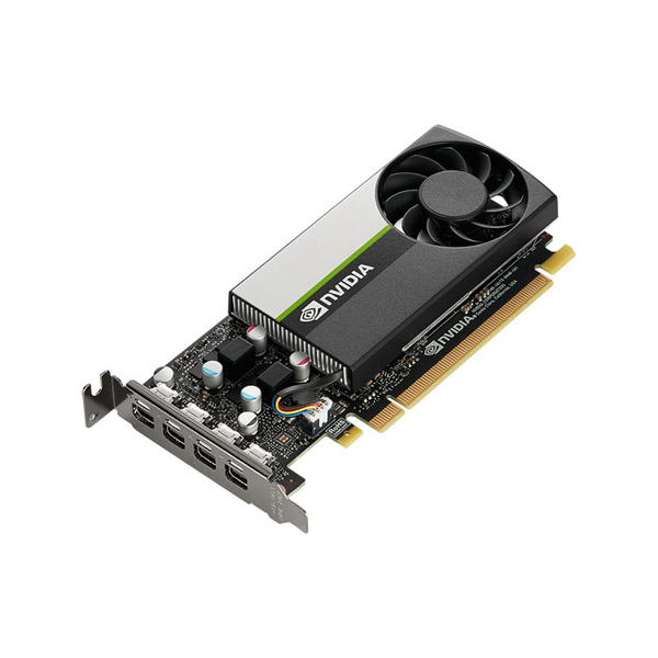 PNY Nvidia Quadro T1000 Workstation Graphics Card, Low Profile, GDDR6 8 GB 128-bit Memory, DP 1.4a Outputs, PCI Express 3.0, 160  GB/s Memory Bandwidth, 1 Year Warranty | VCNT1000-8 GB-PB