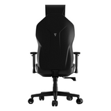 VertaGear SL1800 Gaming Chair, Class 4 Gas Lift Cylinder, Steel Frame, Metal 5 Star Base, PUC Leather & Luxurious Velvet, Tilt/Height/Armrest Adjustable, ContourMax Lumbar With Memory Foam, UPHR Foam Headrest, 150kg Max Load Rating, Black, 1 Year