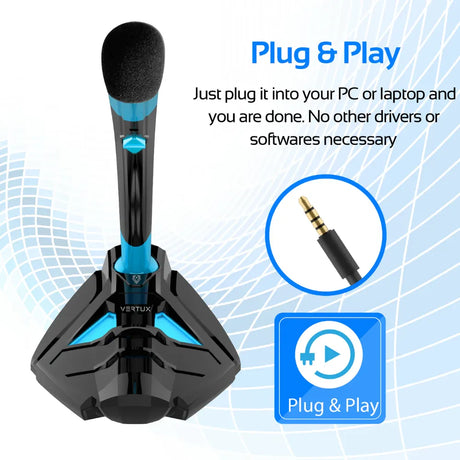 Vertux-Streamer-4-Omnidirectional-Gaming-Microphone-STREAMER-4-BLUE
