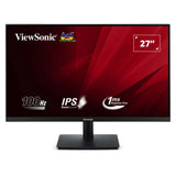 ViewSonic VA270-H-2 Monitor, 27" FHD (1920 x 1080) Resolution, 100Hz, Anti-glare, 1ms (MPRT) Response Time, HDMI, VGA, Tilt Adjustable Stand, Black, 3 Year Warranty | VA270-H-2