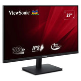 ViewSonic VA270-H-2 Monitor, 27" FHD (1920 x 1080) Resolution, 100Hz, Anti-glare, 1ms (MPRT) Response Time, HDMI, VGA, Tilt Adjustable Stand, Black, 3 Year Warranty | VA270-H-2