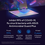 ASUS Vivobook 14 Intel Core 5 120U Processor, 16 GB RAM, 512 GB SSD, 14" FHD Display, Windows 11 Home, English & Arabic Keyboard, Black, 1 Year Warranty | X1404VA-EB385W