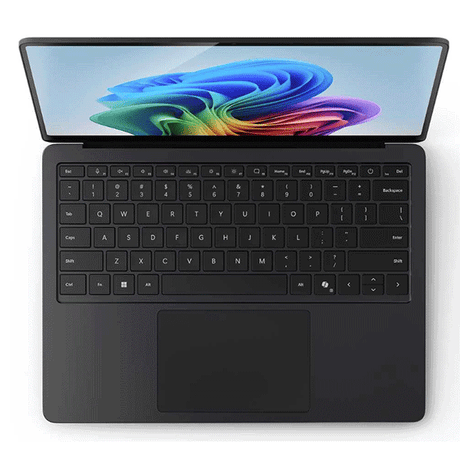 Microsoft Surface Laptop 7 Copilot+ PC, Snapdragon X Elite Processor, 16 GB RAM, 512 GB SSD, 15" Pixel Sense Flow Display, Windows 11 Home, Black, 1 Year Warranty | ZHH-00039