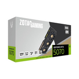 Видеокарта Zotac Gaming GeForce RTX 5070 SOLID OC Edition, память GDDR7 12 ГБ 192-бит, выходы HDMI 2.1b и DP 2.1b, PCI Express 5.0, тактовая частота в режиме разгона 2542 МГц, тактовая частота памяти 28 Гбит/с, гарантия 1 год | ZT-B50700J-10P