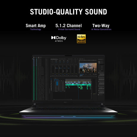Asus ROG Strix G16 Gaming Laptop, Intel Core i9-14900HX Processor, 32GB DDR5 RAM, 1TB SSD, NVIDIA GeForce RTX 5070 8GB GDDR7, 16" WQXGA 240Hz IPS-Level Display, Windows 11 Home, English & Arabic Keyboard, 1 Year Warranty | G615JPR-G91621W