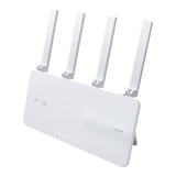 Asus ExpertWiFi EBR63 AX3000 WiFi 6 All-in-One Access Point with Router, Switch & Security Gateway, 5 GHz Up to 2402 Mbps, 4 x External Antennas, 1.7GHz Quad-Core Processor, 512MB RAM, 1 Year Warranty | 90IG0870-MO3C00