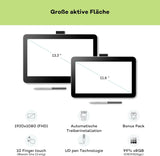Wacom One 13 touch 13.3" Pen Display, 1 Year Warranty | DTH134W0B